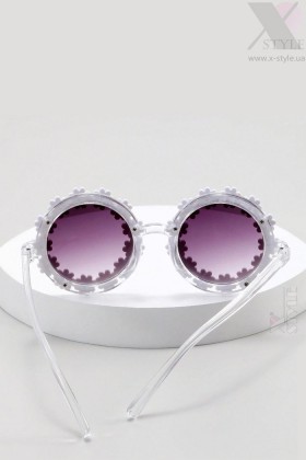 Girl's Daisies Round Sunglasses