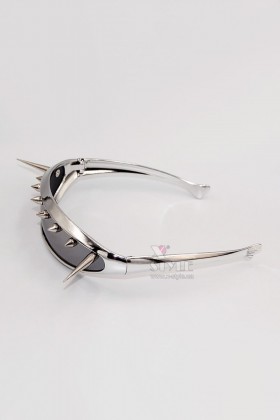 Зеркальные очки Cyberpunk Futuristic Chrome