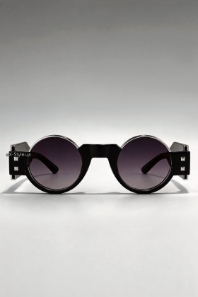 Women's OLIVIER Round Sunglasses with Oversized Frames