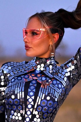 Очки Cyberpunk LED Futuristic