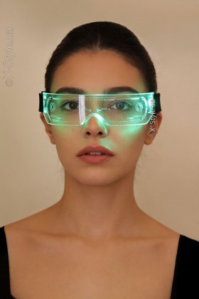 LED очки Cyberpunk Futuristic Light