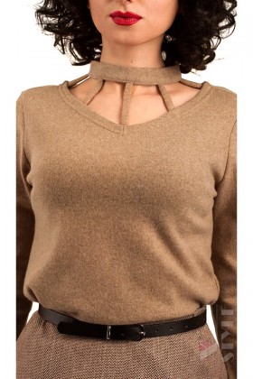 Джемпер из натуральной овечьей шерсти X1211