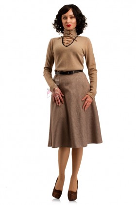 Женский джемпер из натуральной шерсти X1212