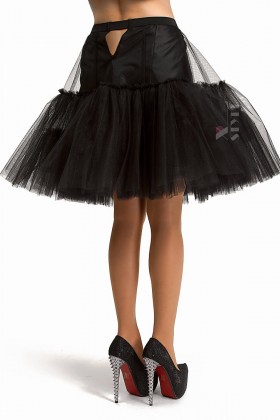 Черный подъюбник X7145