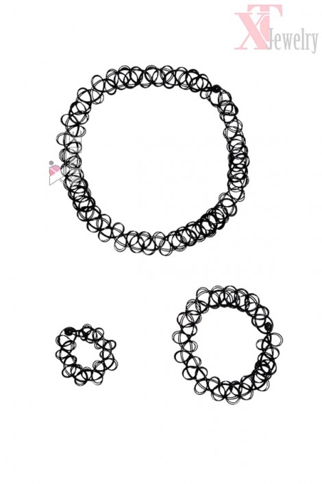 Ожерелье-чокер с браслетом и кольцом XJ7002 (717002)