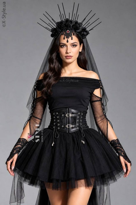 Костюм Gothic Princess (блуза, корсет, обруч, митенки) (118185)