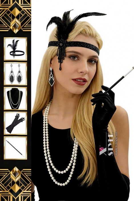 Набір для вечірки Гетсбі (5 предметів) (713048)