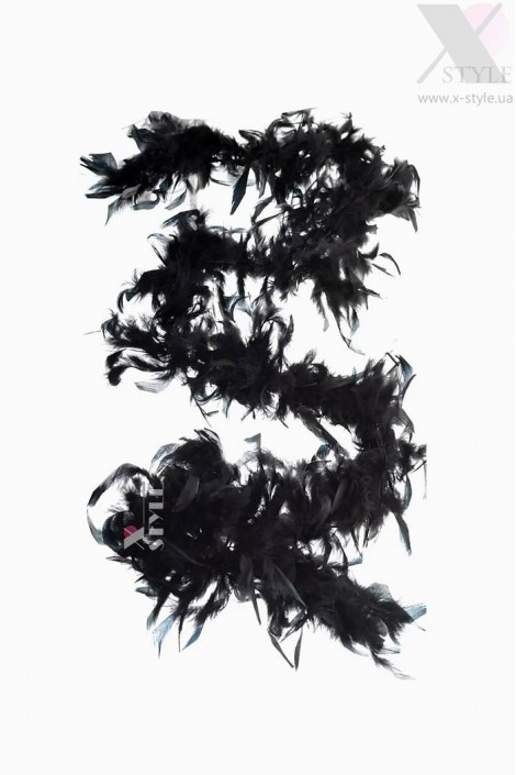 Чорне боа в стилі Gatsby UF4212 (714212)