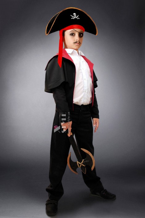 Костюм пирата для мальчика (рост 140 см) (222007)