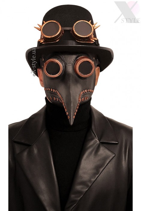 Комплект "Чумной доктор" (маска, шляпа, очки) (611002)