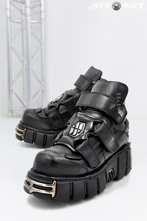 Черные кожаные ботинки ITALI N4017 (314017)
