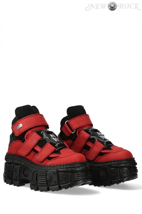 ALASKA ANTE Chunky Leather Platform Sneakers (314049)