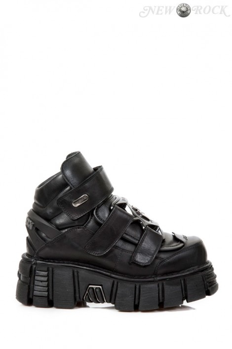 Черные кожаные ботинки N4016 ITALY (314016)