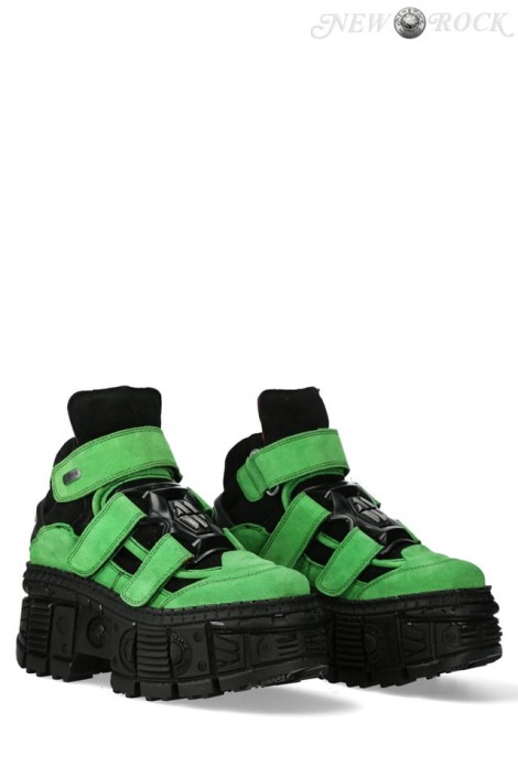 ANTE FLUOR Nubuck Platform Sneakers (314046)
