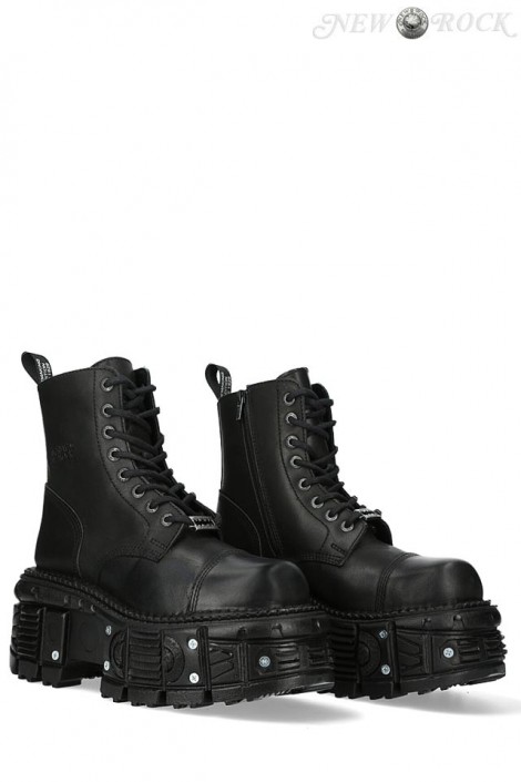 Кожаные ботинки на массивной подошве TANK IMPERFECT (314020)