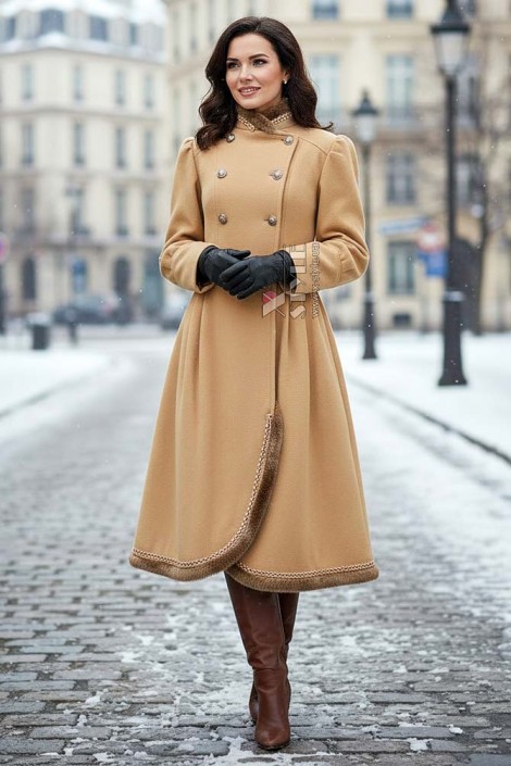 Women's Retro Winter Coat X038 (115038)