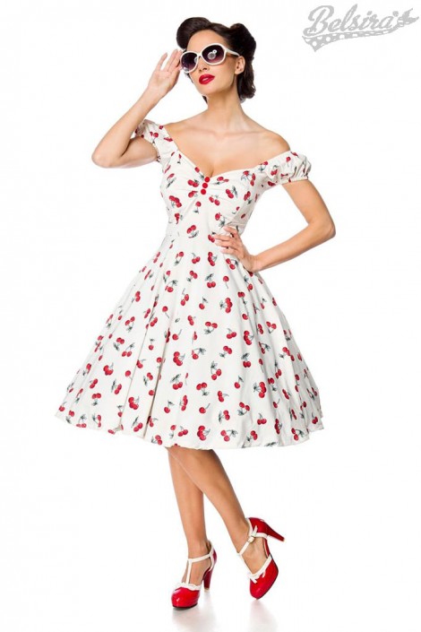 Платье Rockabilly Cheries с коротким рукавом (105552)