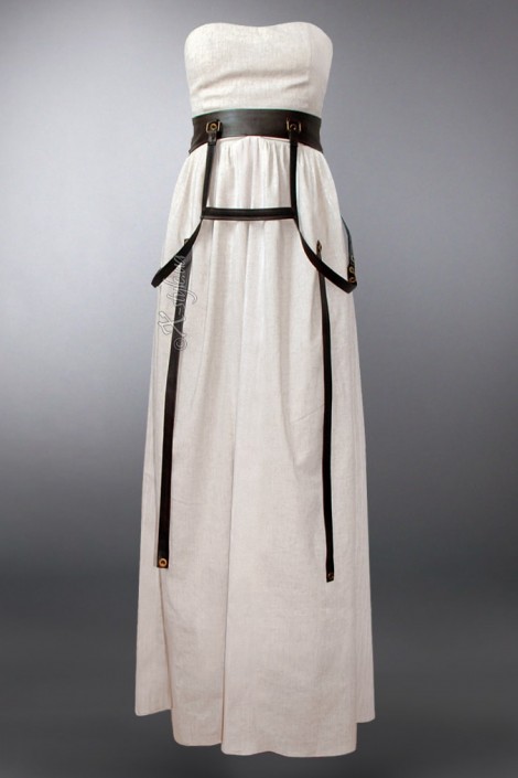 Длинное платье с портупеей XSTYLE (105202)