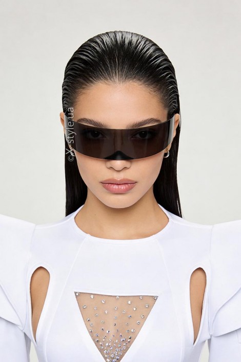 Черные очки Futuristic Rave (905136)