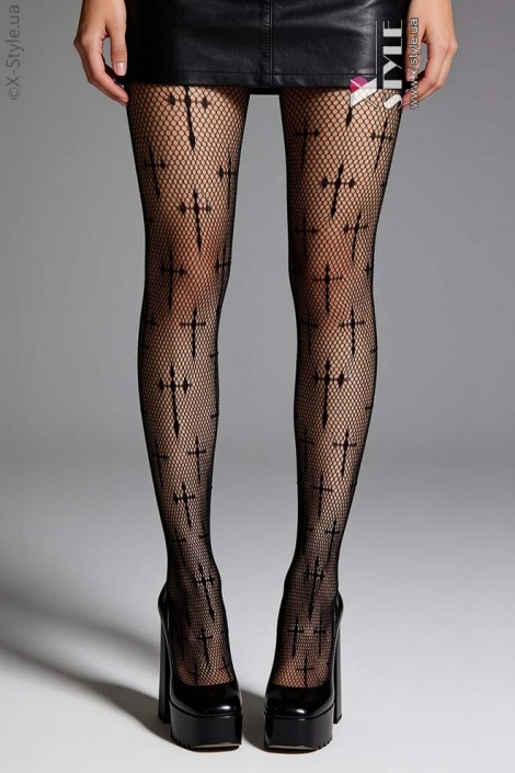 Колготки сетка Goth Cross KC4159 (904159)