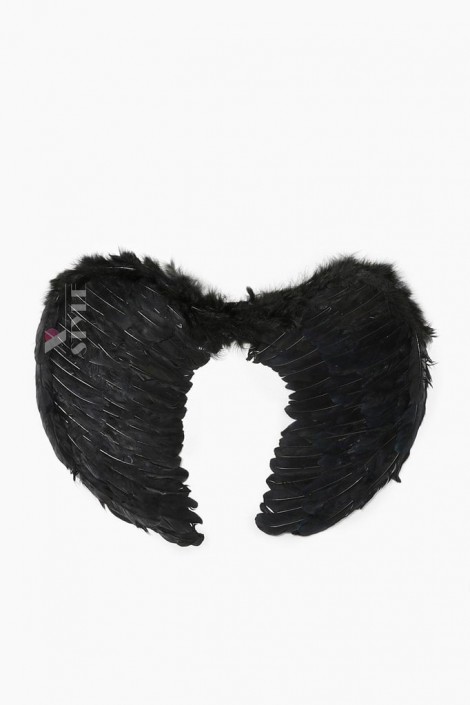 Feather Angel Wings in Black CC20036 (54x42) (420036)