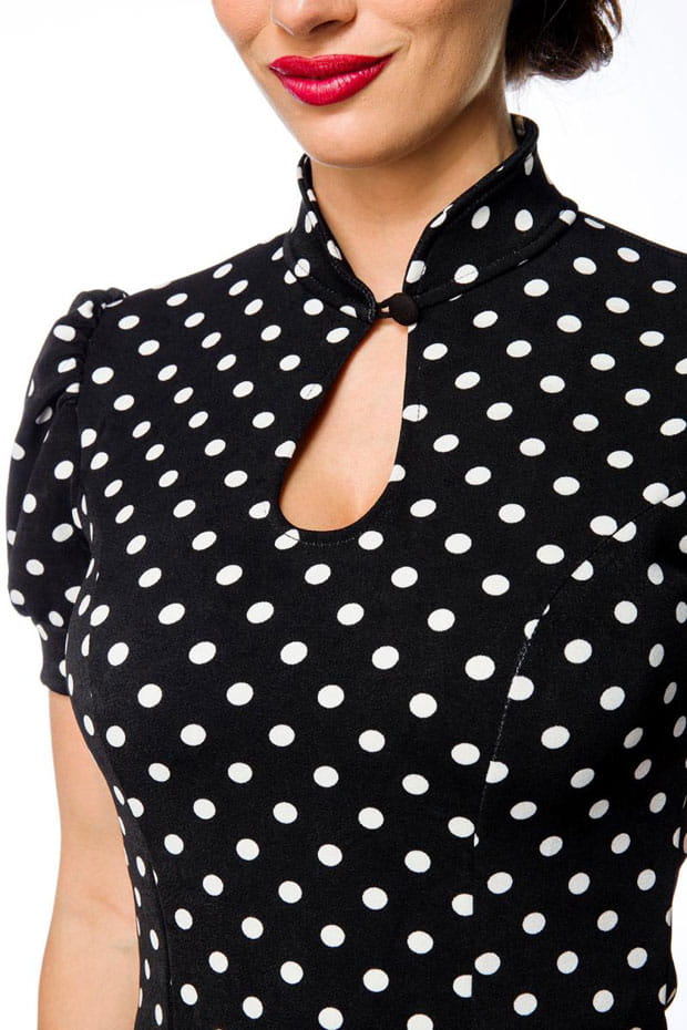 Нарядная блуза в горошек в стиле Ретро, 5