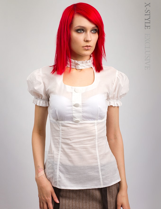 Винтажная блузка Стимпанк X-Style, 5