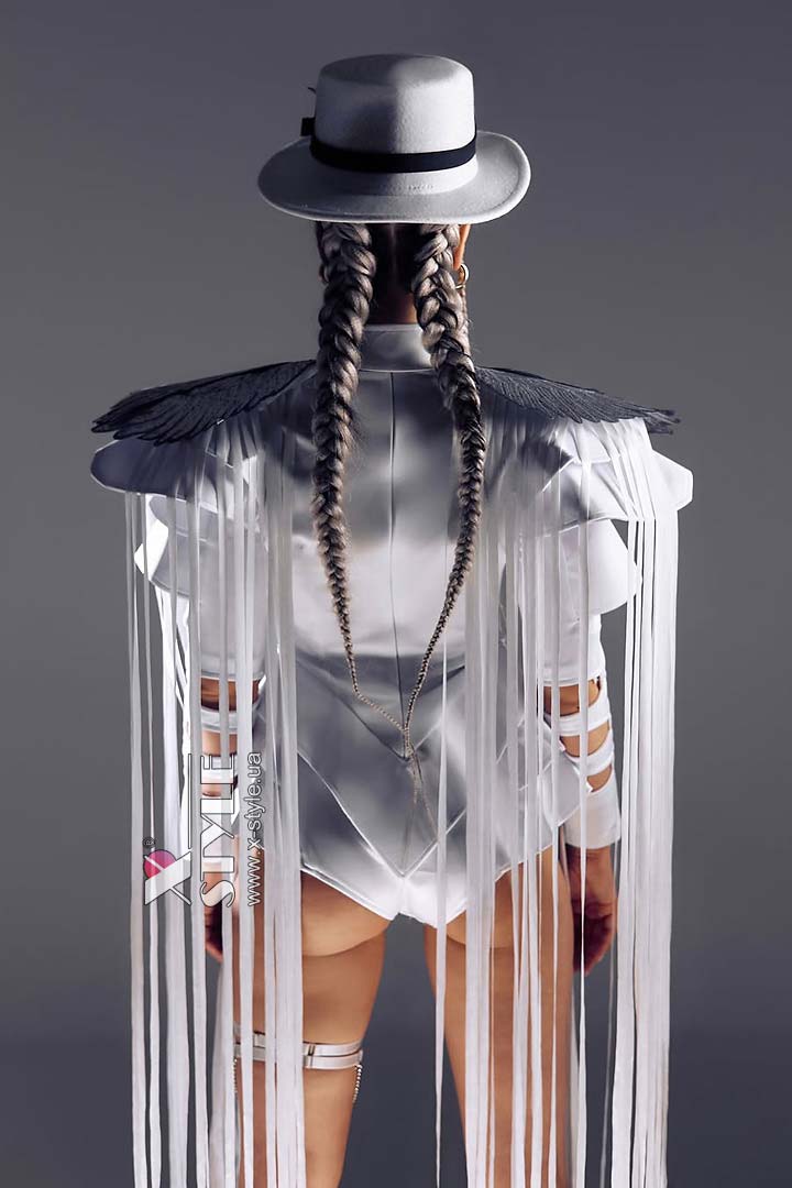 Костюм Futuristic Girl (мантия, боди, шляпа, гогглы), 5