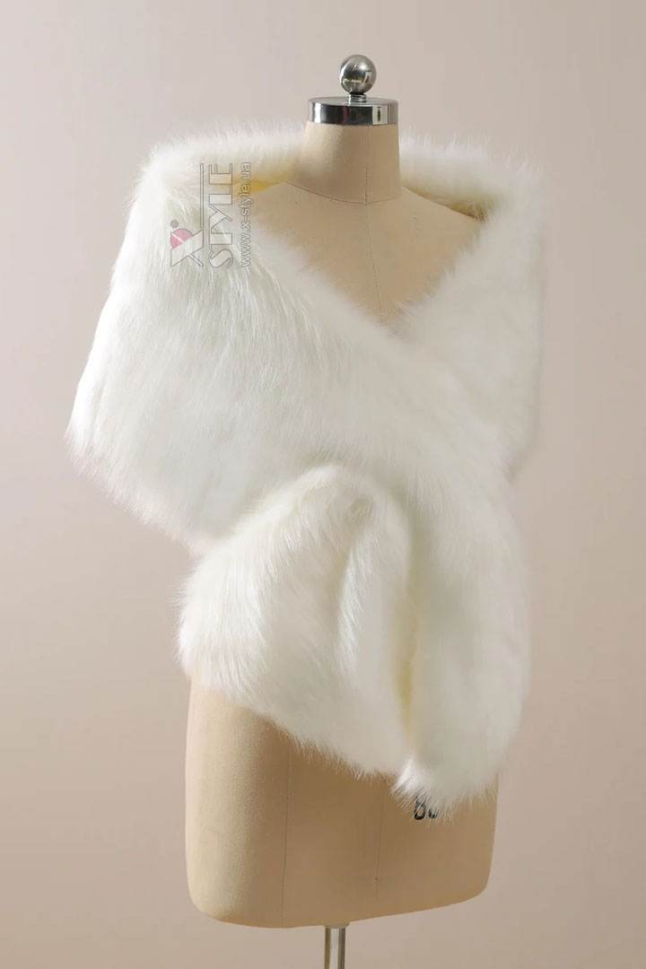 Меховая шаль-палантин к костюму Круэллы и Гэтсби, 5