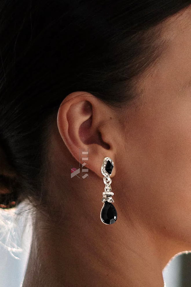 Набор аксессуаров в стиле Ретро (перчатки, бусы, серьги), 7