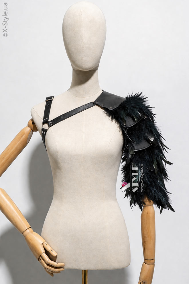 URBEX Black Women's Feather Harness
