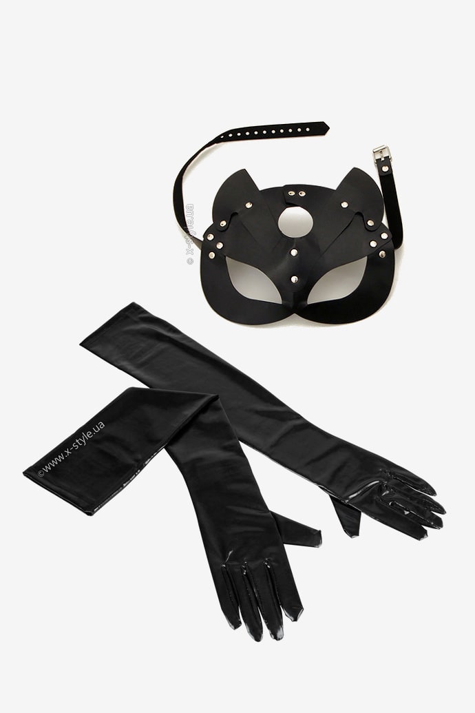 Костюм Женщины-кошки (кэтсьюит, перчатки, маска), 3
