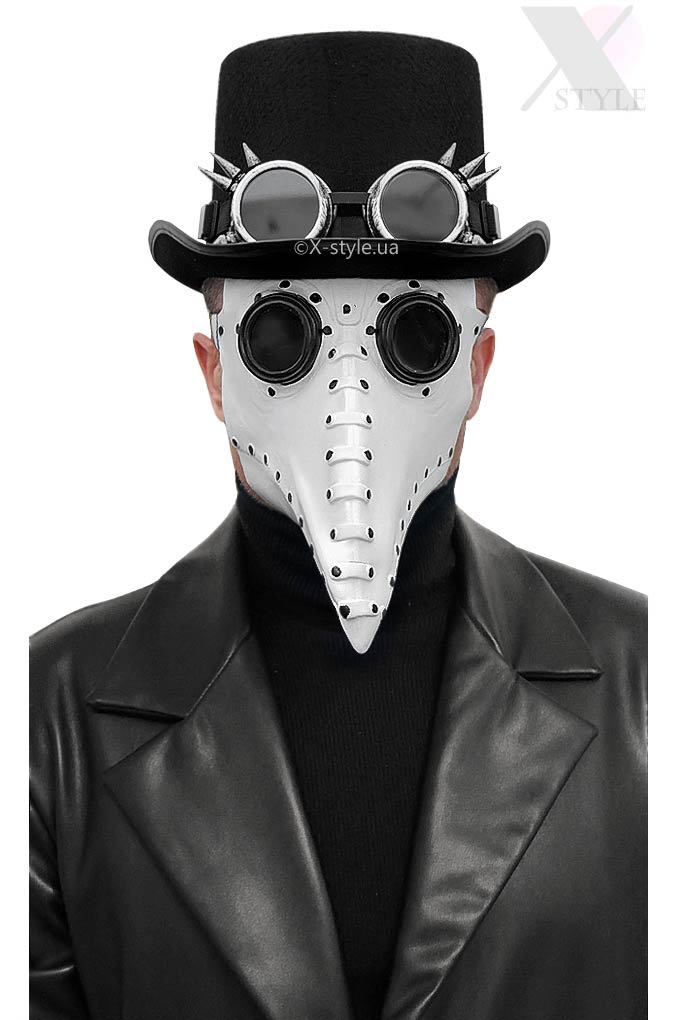 Комплект Чумной доктор (маска, шляпа, гогглы)