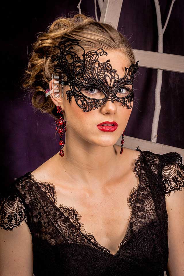 Ажурная карнавальная маска X1088, 5