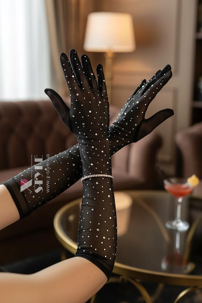 Перчатки с камнями UF-Vintage