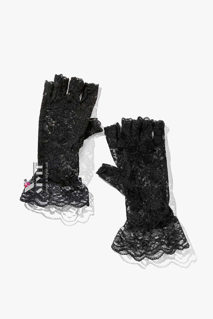 Ажурные перчатки без пальчиков UF224
