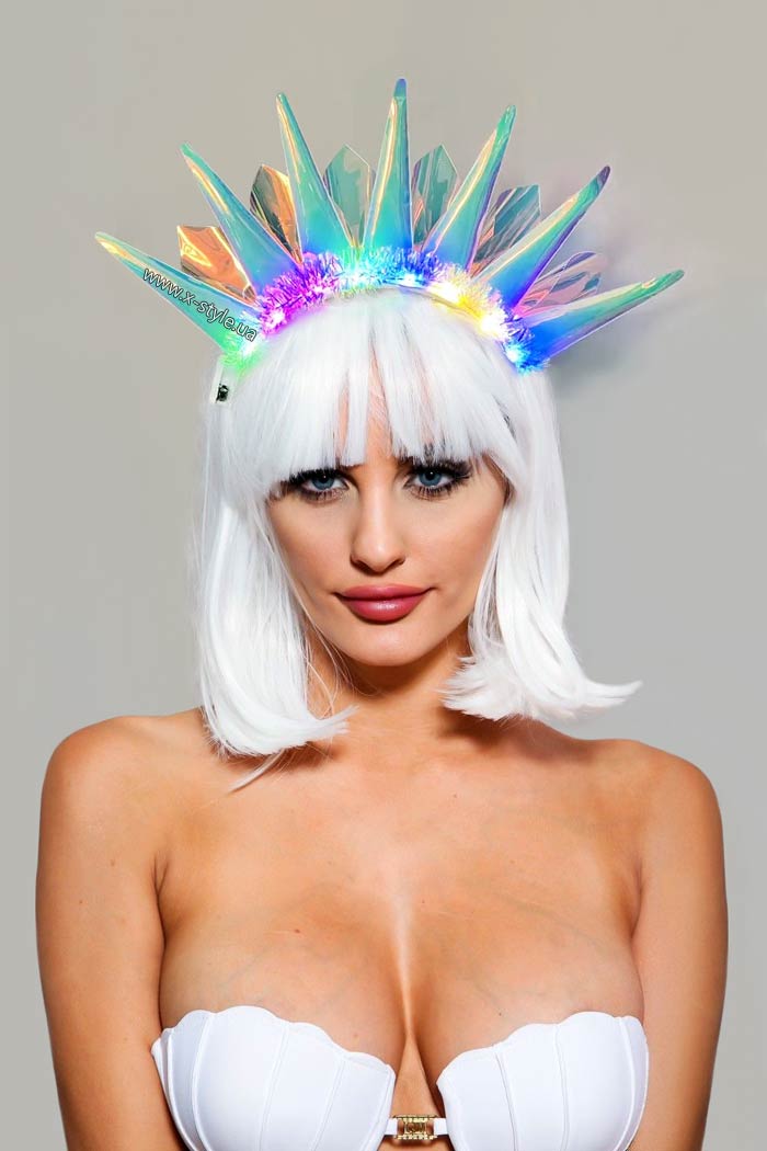 Корона-голограмма с подсветкой