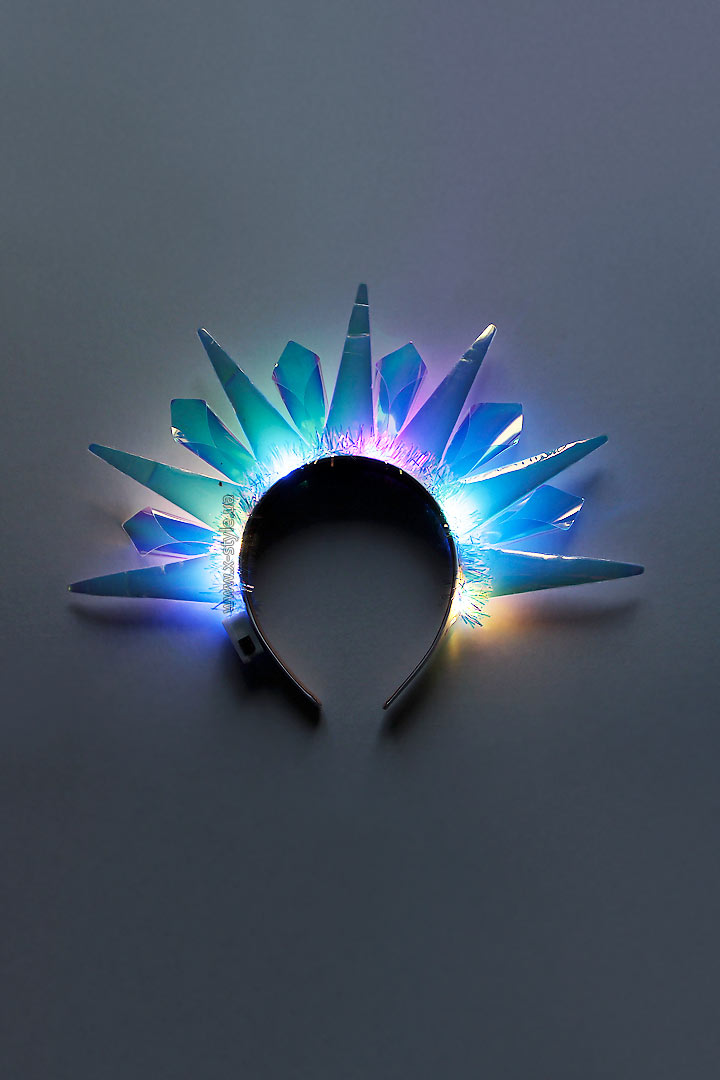 Корона-голограмма с подсветкой, 3