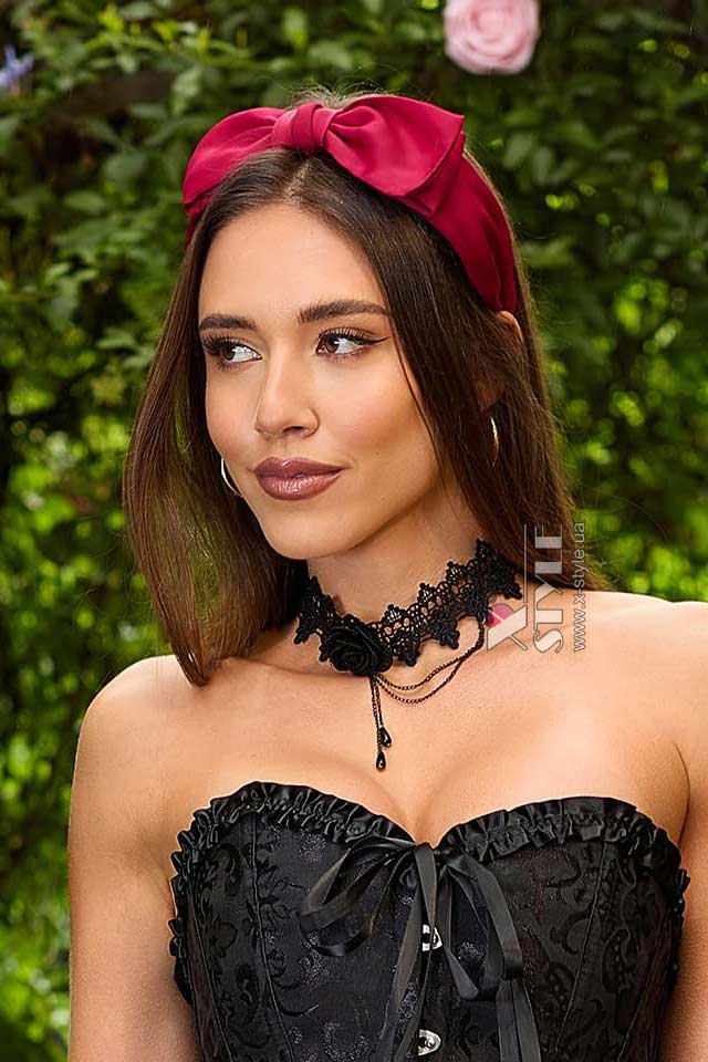 Обруч жіночий для волосся з бантом X4271, 3