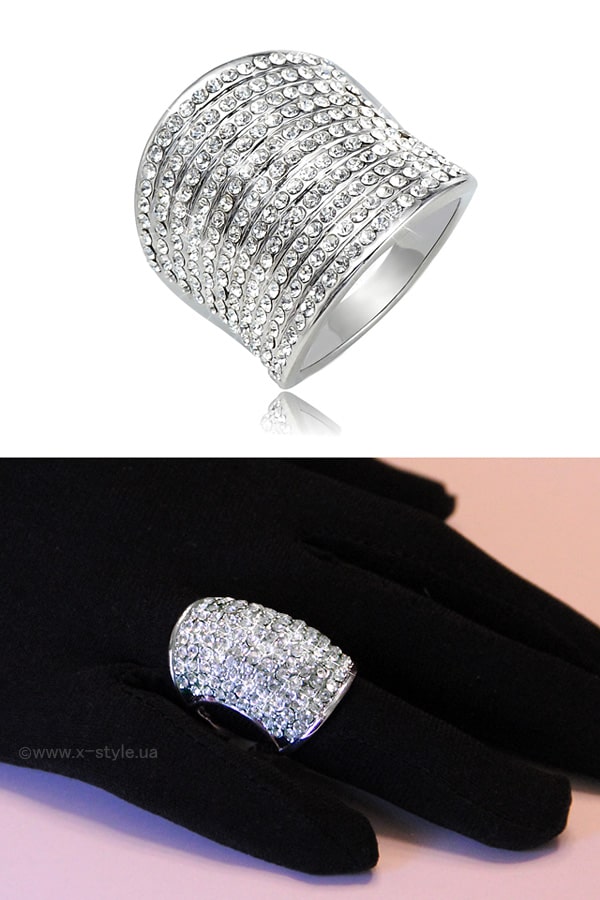 Массивное кольцо с камнями XT-Jewelry, 3