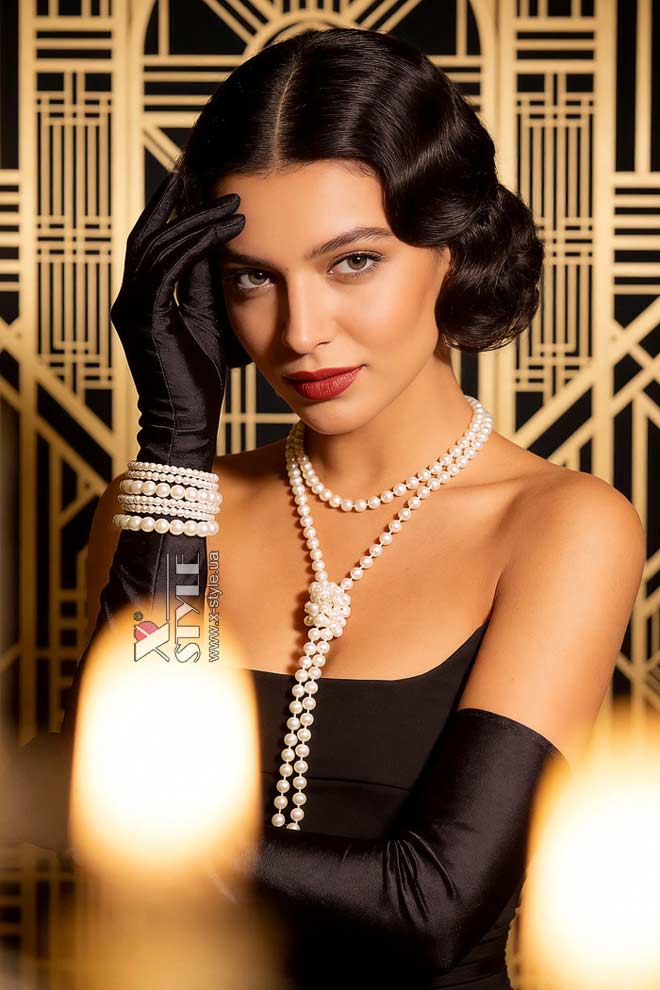 Набор жемчужных украшений UF3046, 7