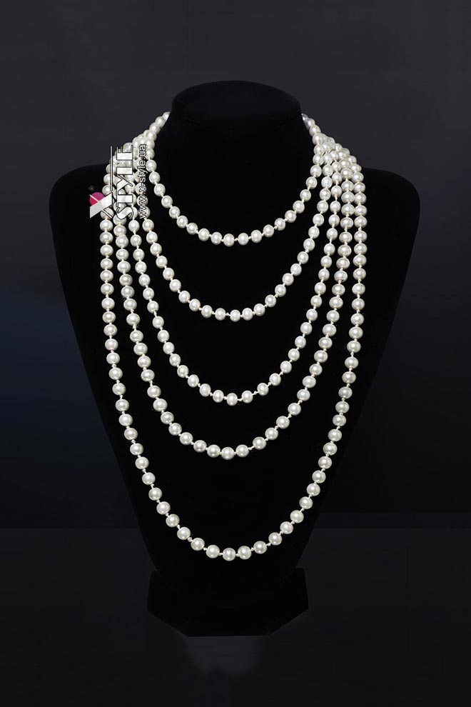 Довге перлове намисто (290 см), 3