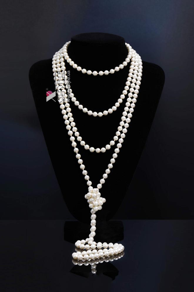 Довге перлове намисто (290 см), 5