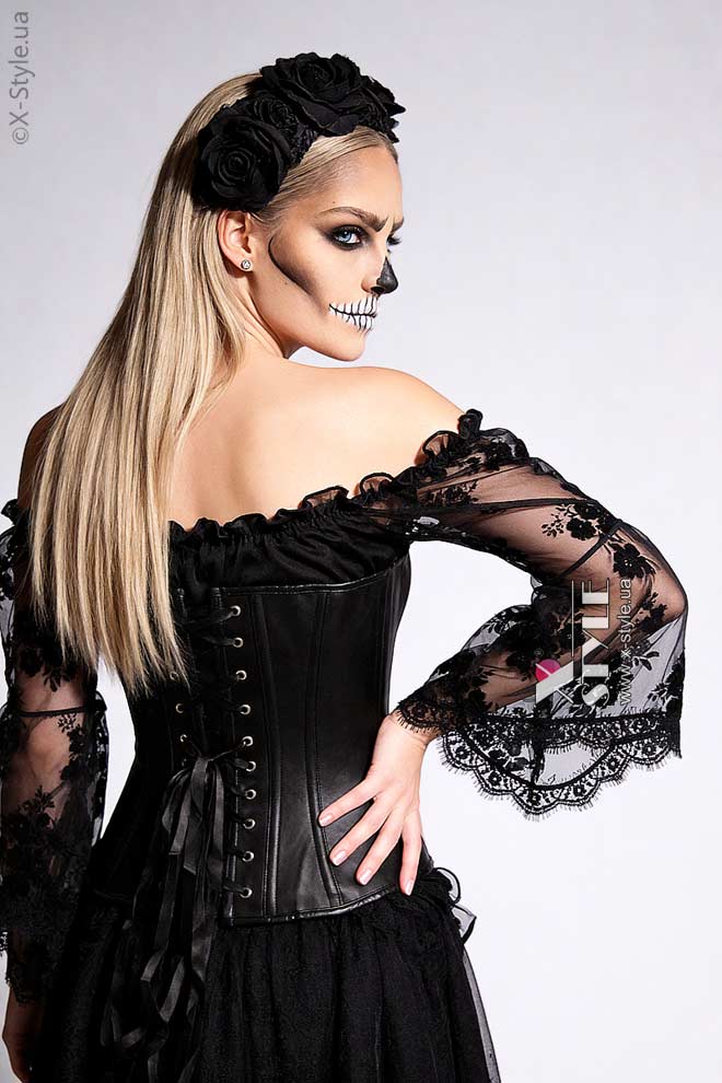 Костюм в стиле Halloween (корсет + блузка), 7