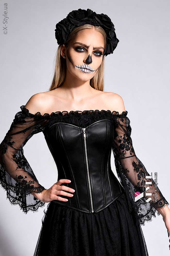 Костюм в стиле Halloween (корсет + блузка)