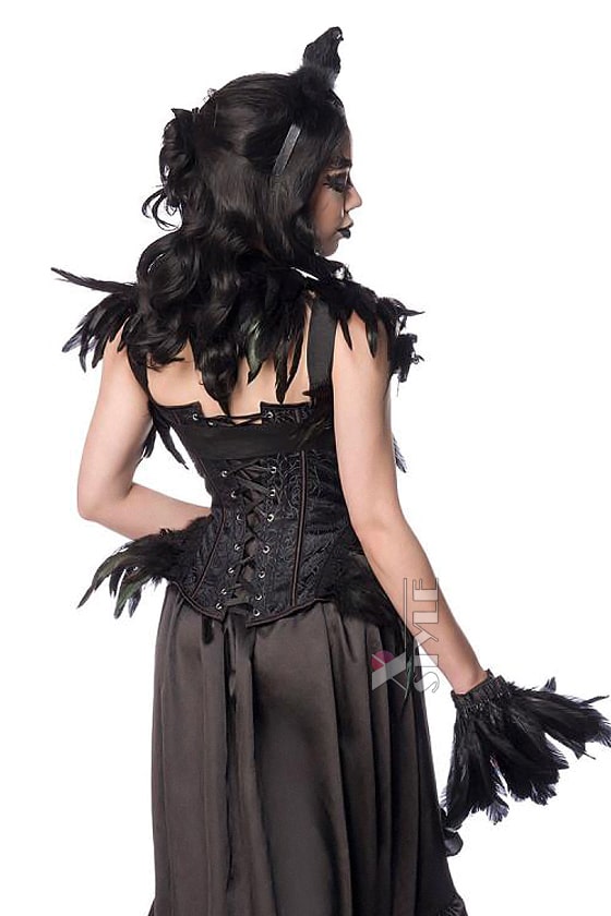 Корсет Gothic Crow Lady, 11