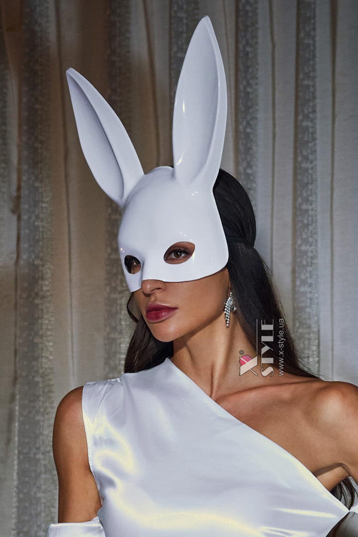 Маска кролика біла CC1092, 23