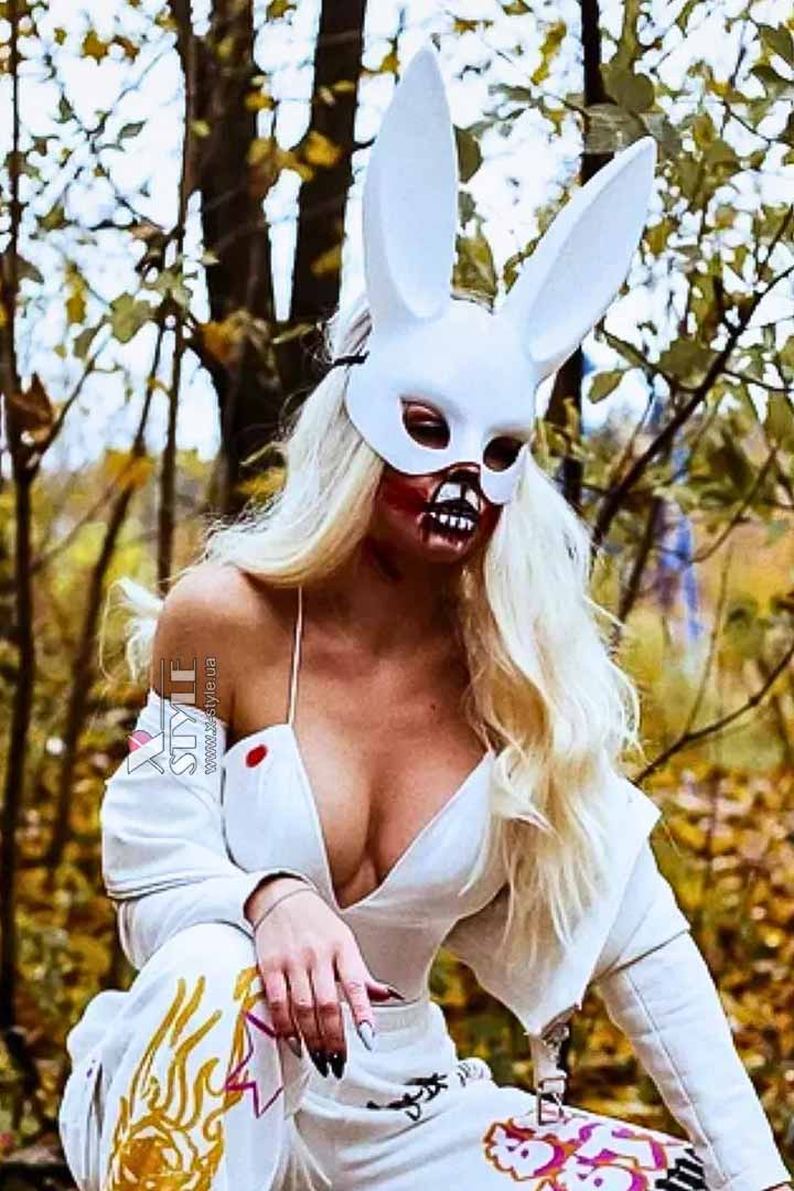 Маска кролика біла CC1092, 15