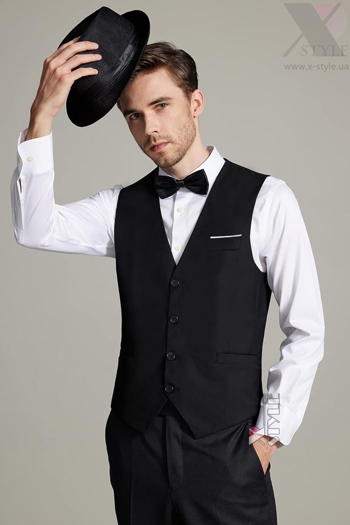 Gatsby 1920s Men's Vest CC3017, 3