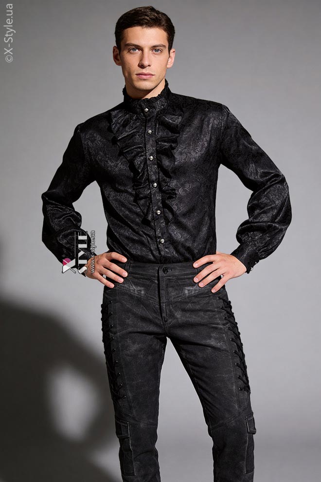 Рубашка мужская с жабо Gothic Aristocrat, 5
